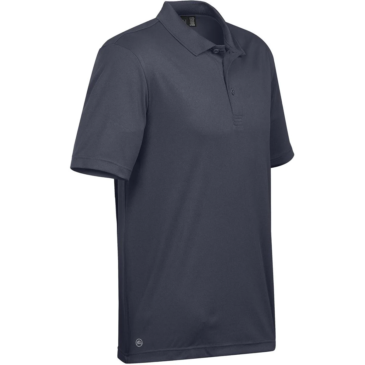 Stormtech Mens Eclipse H2X Dri Piqu Polo Navy - Image 3