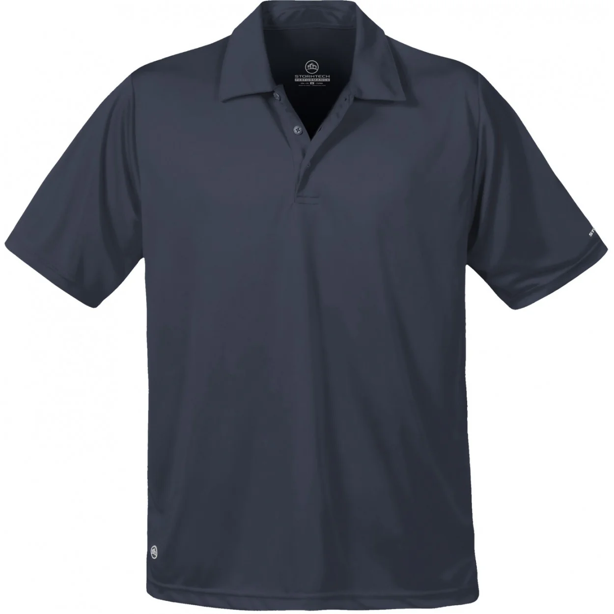 Stormtech Mens Short Sleeve Sports Performance Polo Shirt Navy
