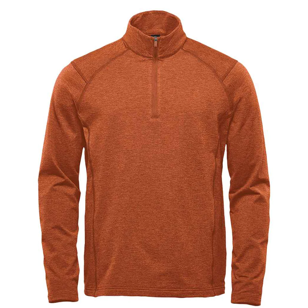 Stormtech Mens Treeline Heather Fleece Top Rust Heather