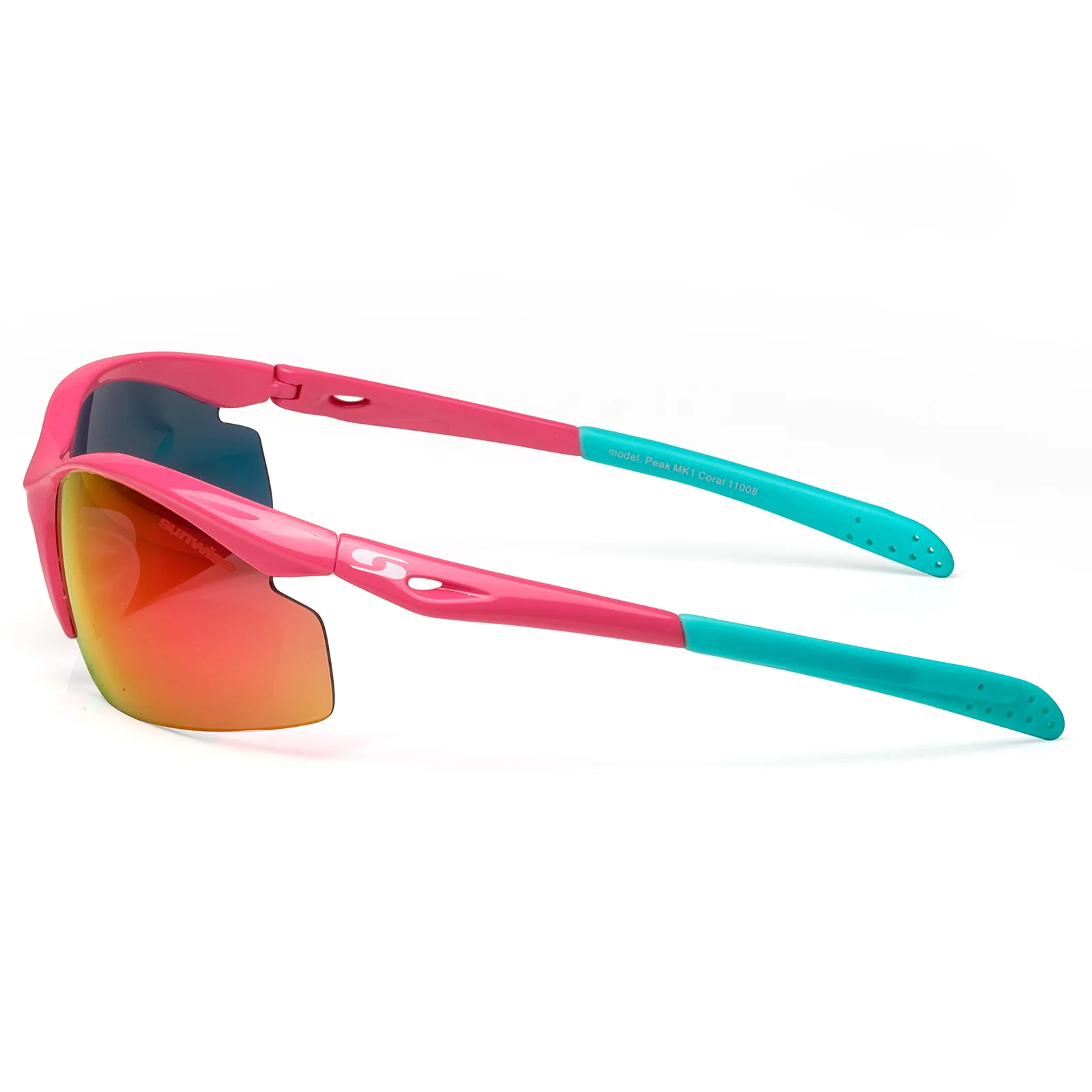 Sunwise Peak MK1 Sports Sunglasses - Coral - Image 3
