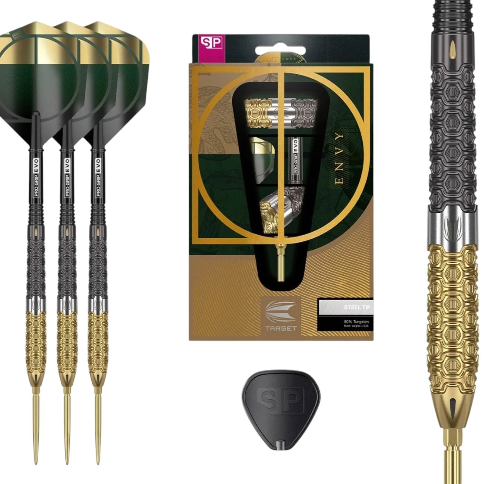 Target Darts Cult Envy 02 SP 90% Tungsten 25G Steel Tip Dart