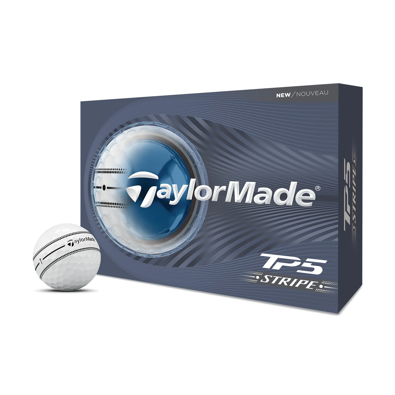 Taylormade TP5 Stripe 2026 White Golf Balls - Image 8