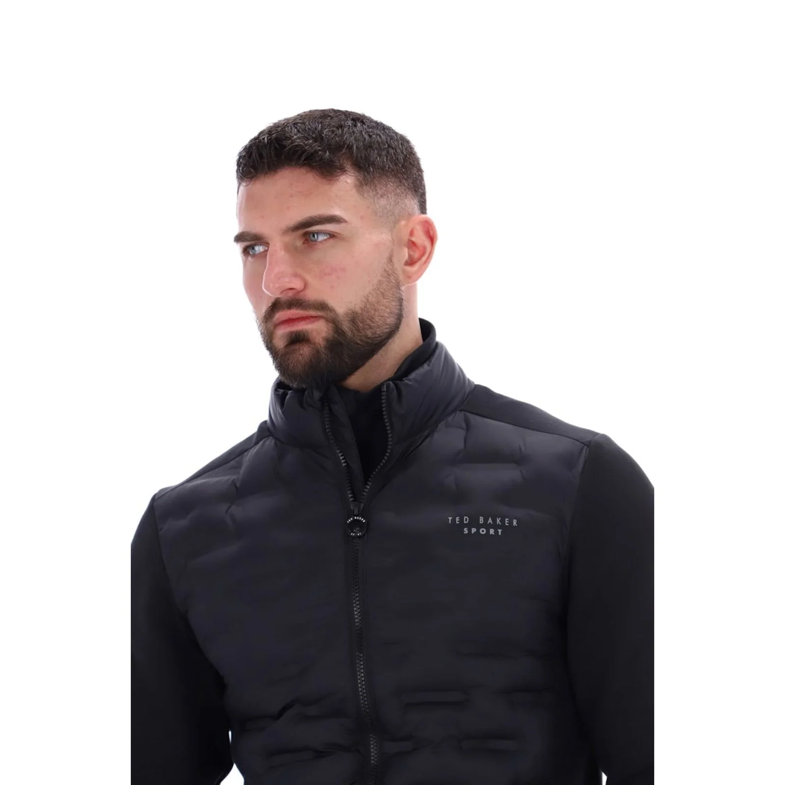 Ted Baker Sport Mens CONNOR Training Quilted Insulated Jacket Black - Image 5