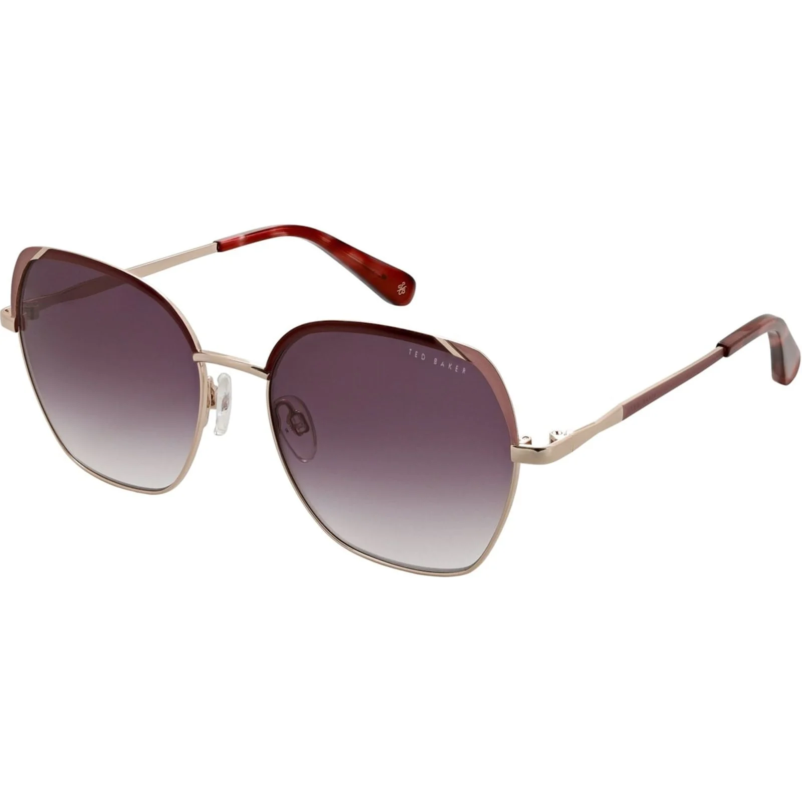 Ted Baker Womens Baye Sunglasses Rose Gold - Image 2