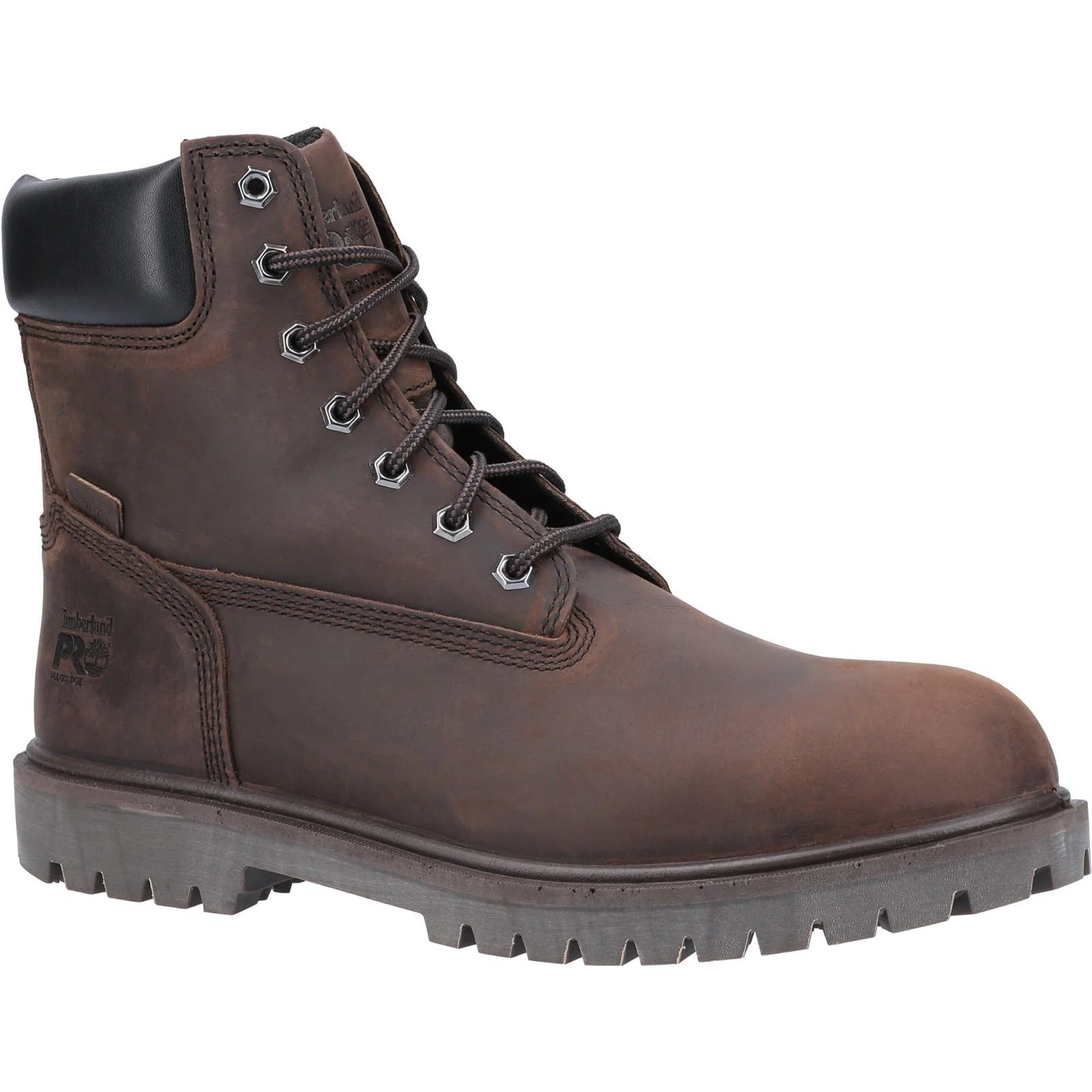 Timberland Pro Mens Iconic Safety Toe Work Boot Brown - Image 4