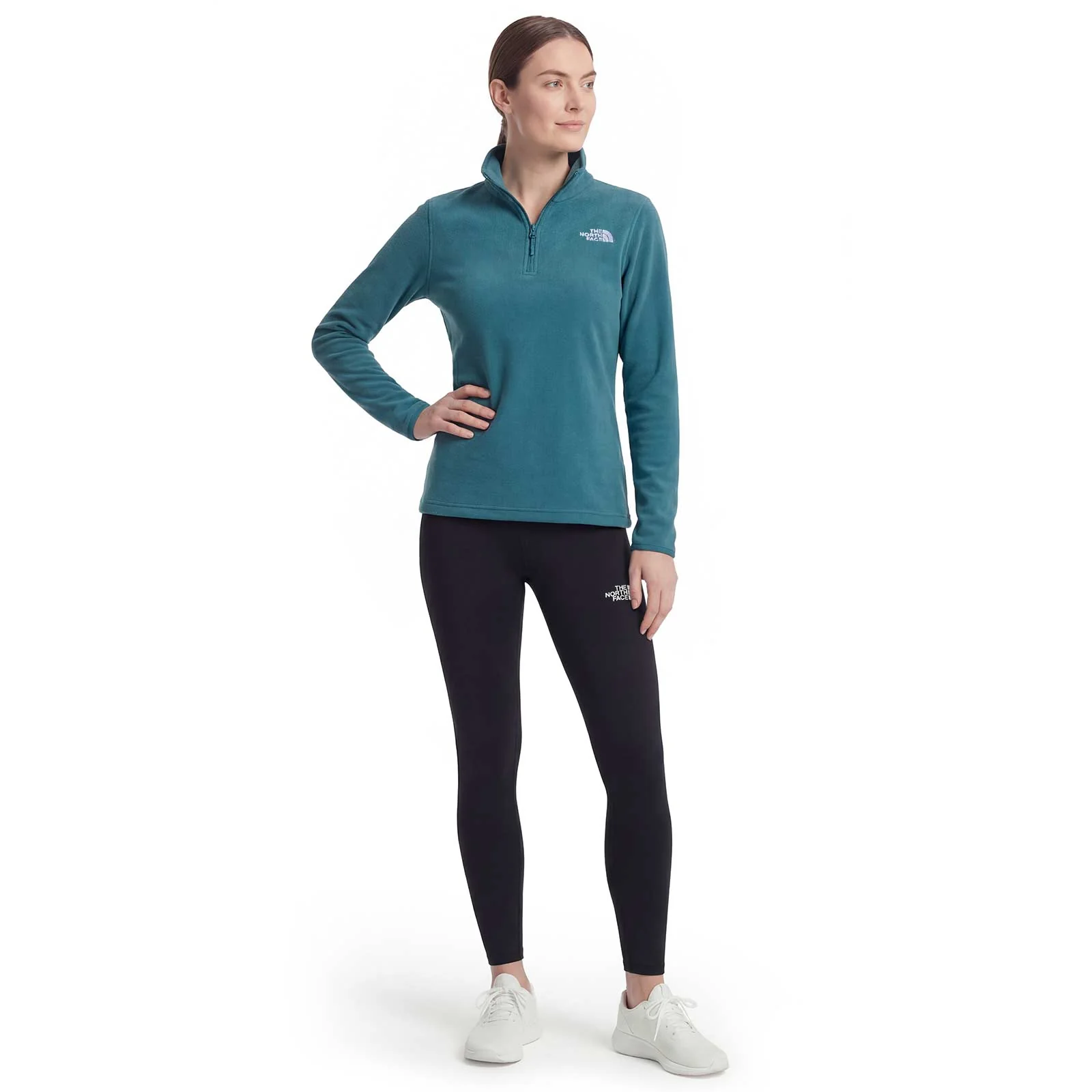 The North Face 100 Glacier Womens Half-Zip Fleece Jacket - Image 6