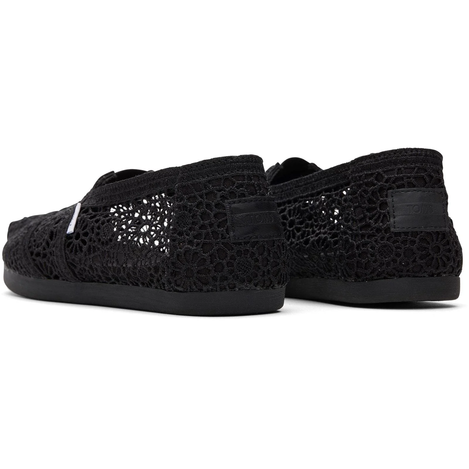 TOMS Womens Alpargata Shoes Black - Image 4