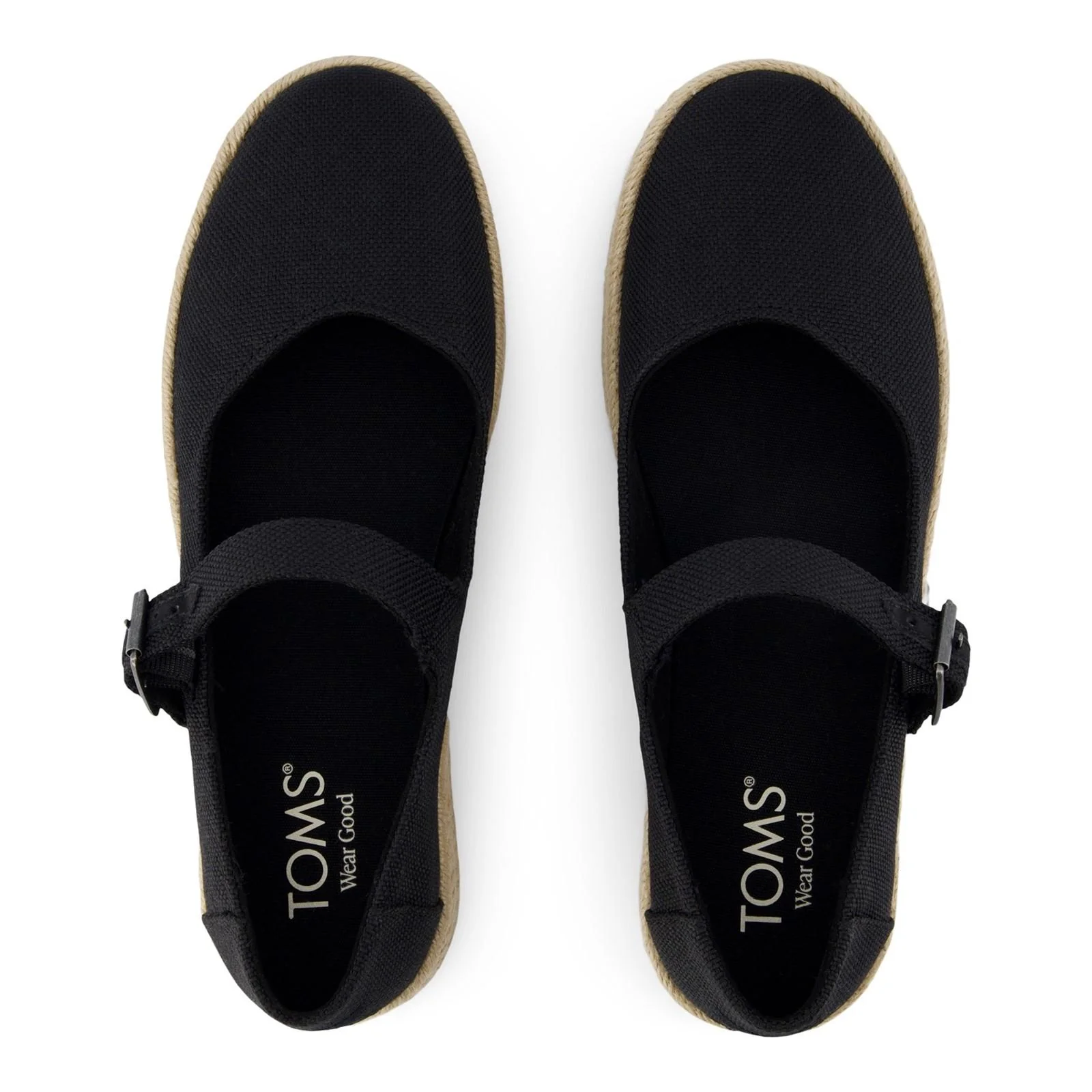 TOMS Womens Carolina Mary Jane Shoe Black - Image 4