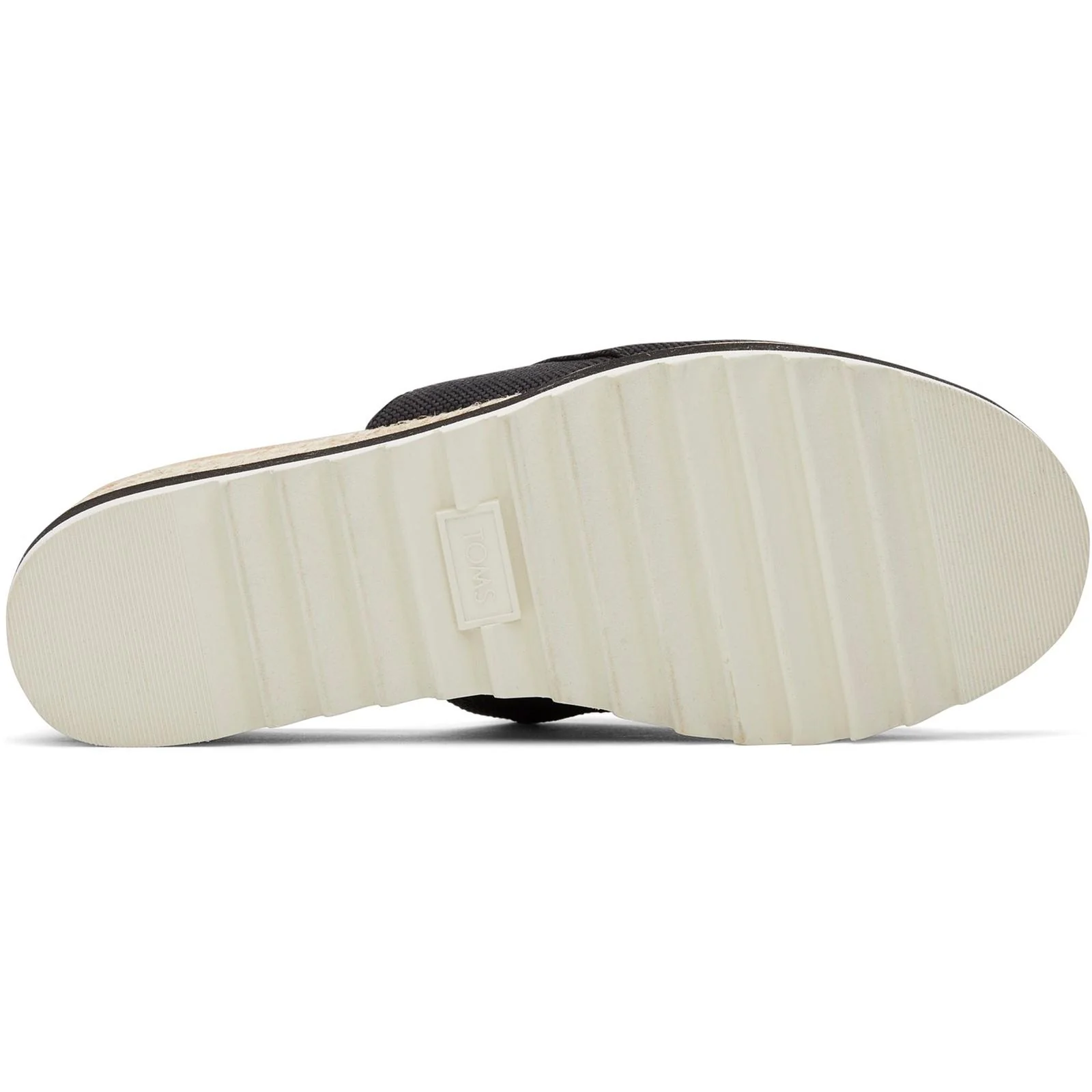 TOMS Womens Diana Mule Wedge Black - Image 2