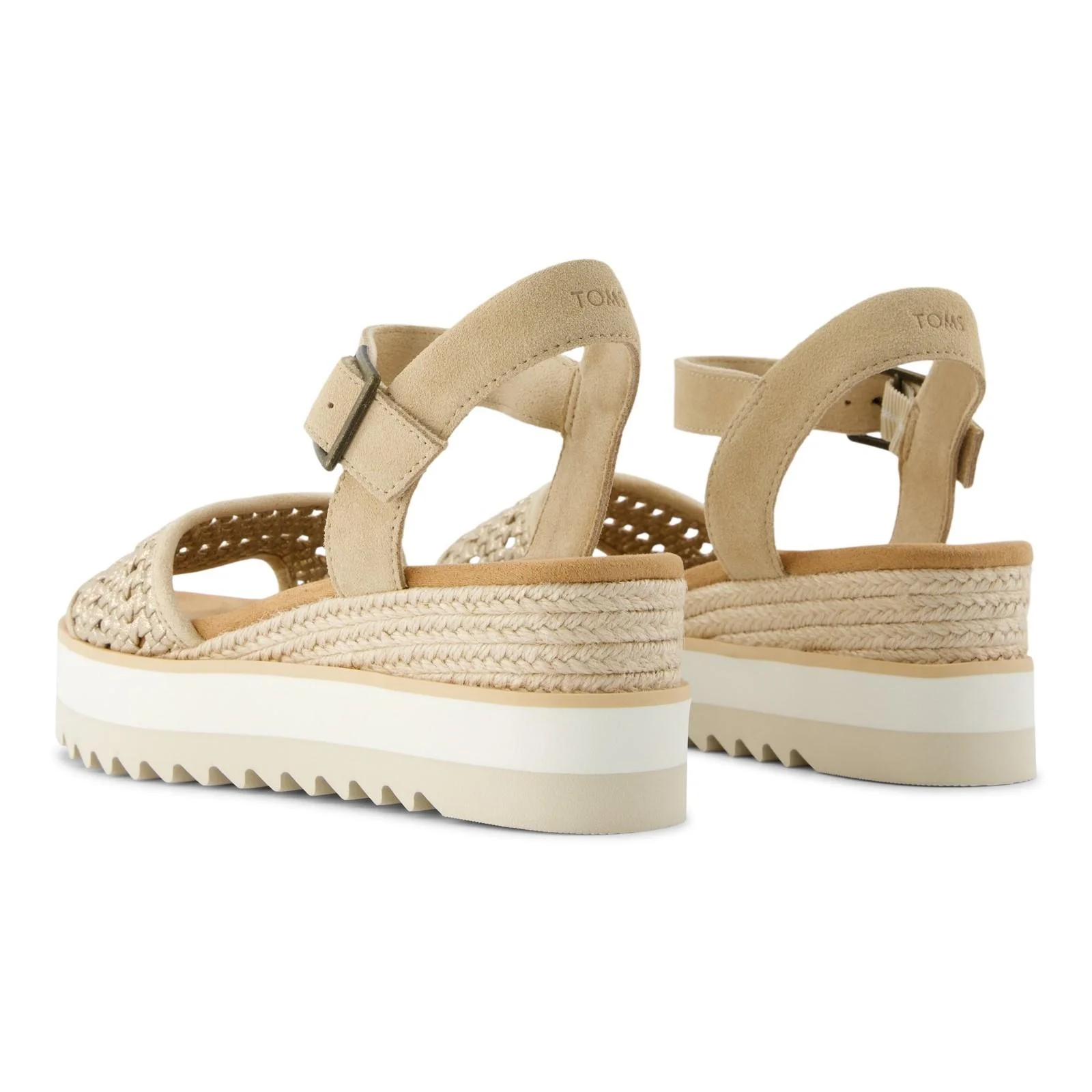 TOMS Womens Diana Wedge Champagne - Image 5