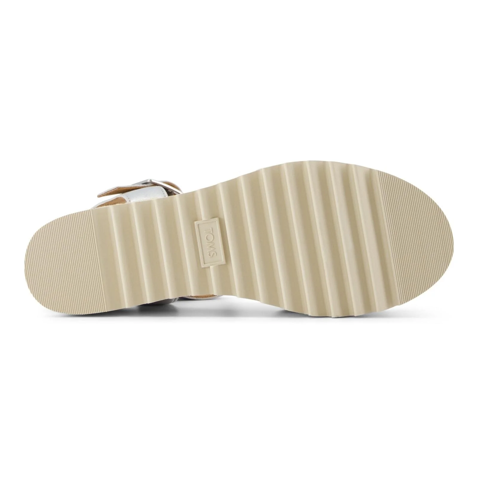 TOMS Womens Diana Wedge Silver - Image 2