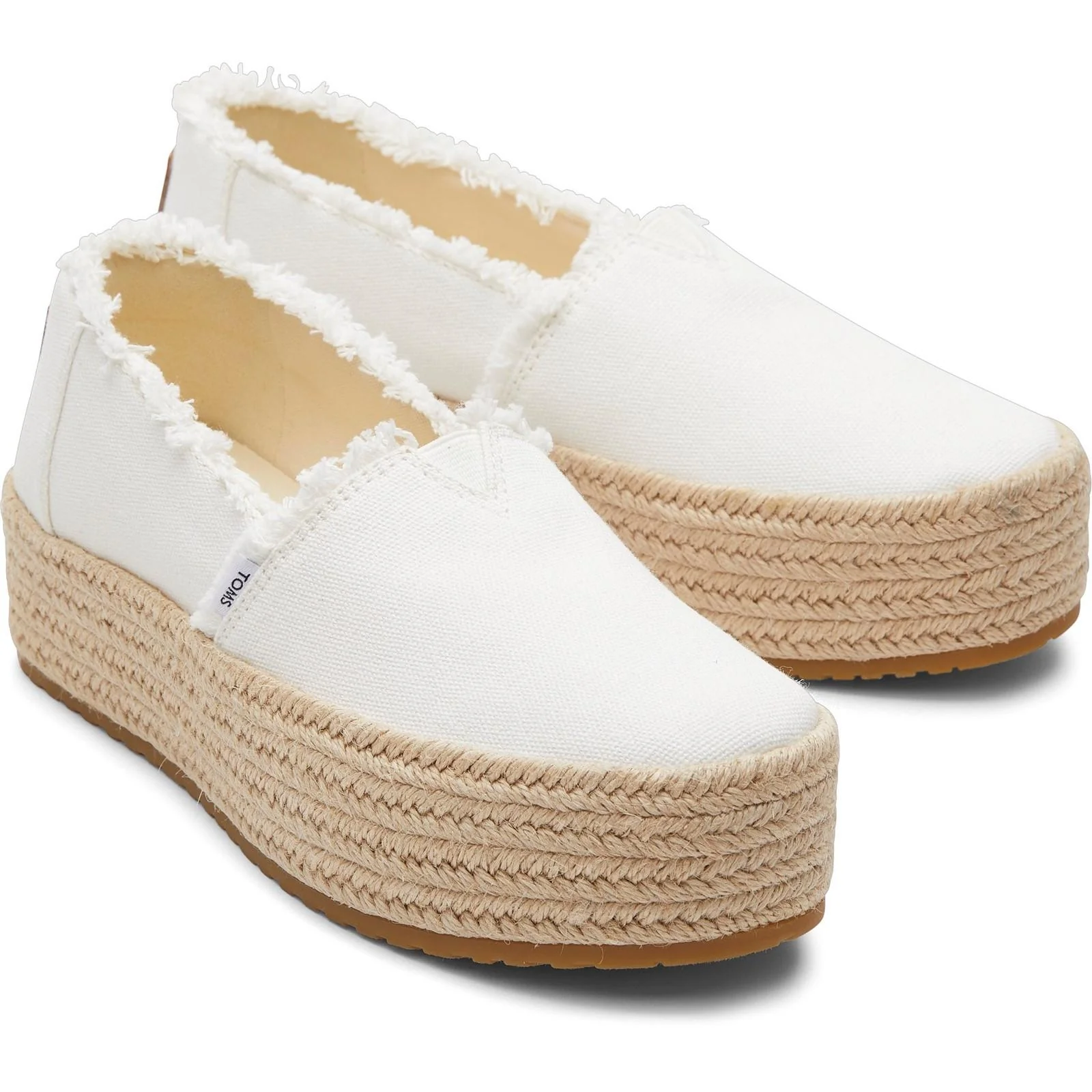 TOMS Womens Valencia Espadrille White - Image 5