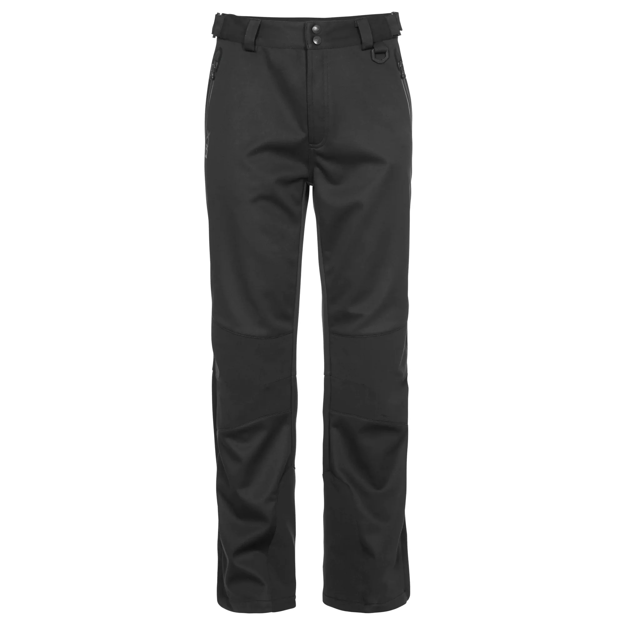 Trespass Mens Holloway Waterproof DLX Trousers Black - Image 2