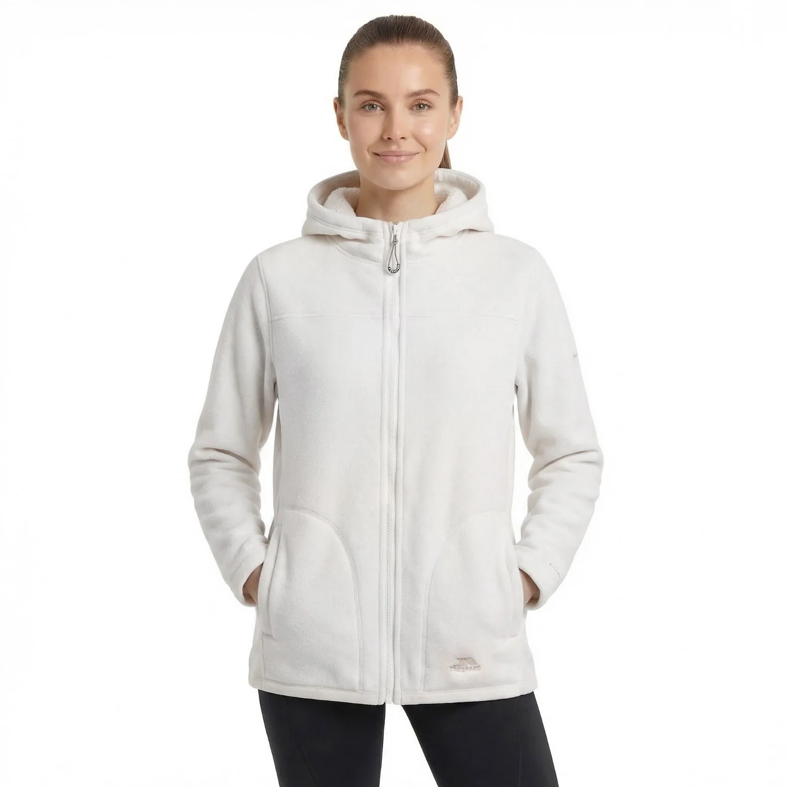 Trespass Womens Backstay Fleece Jacket Ghost