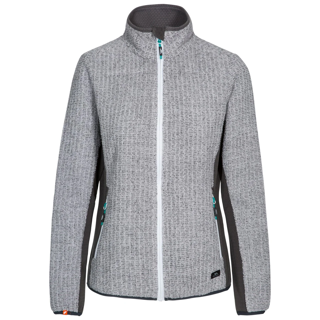 Trespass Womens Liggins Fleece Jacket Grey Marl - Image 3