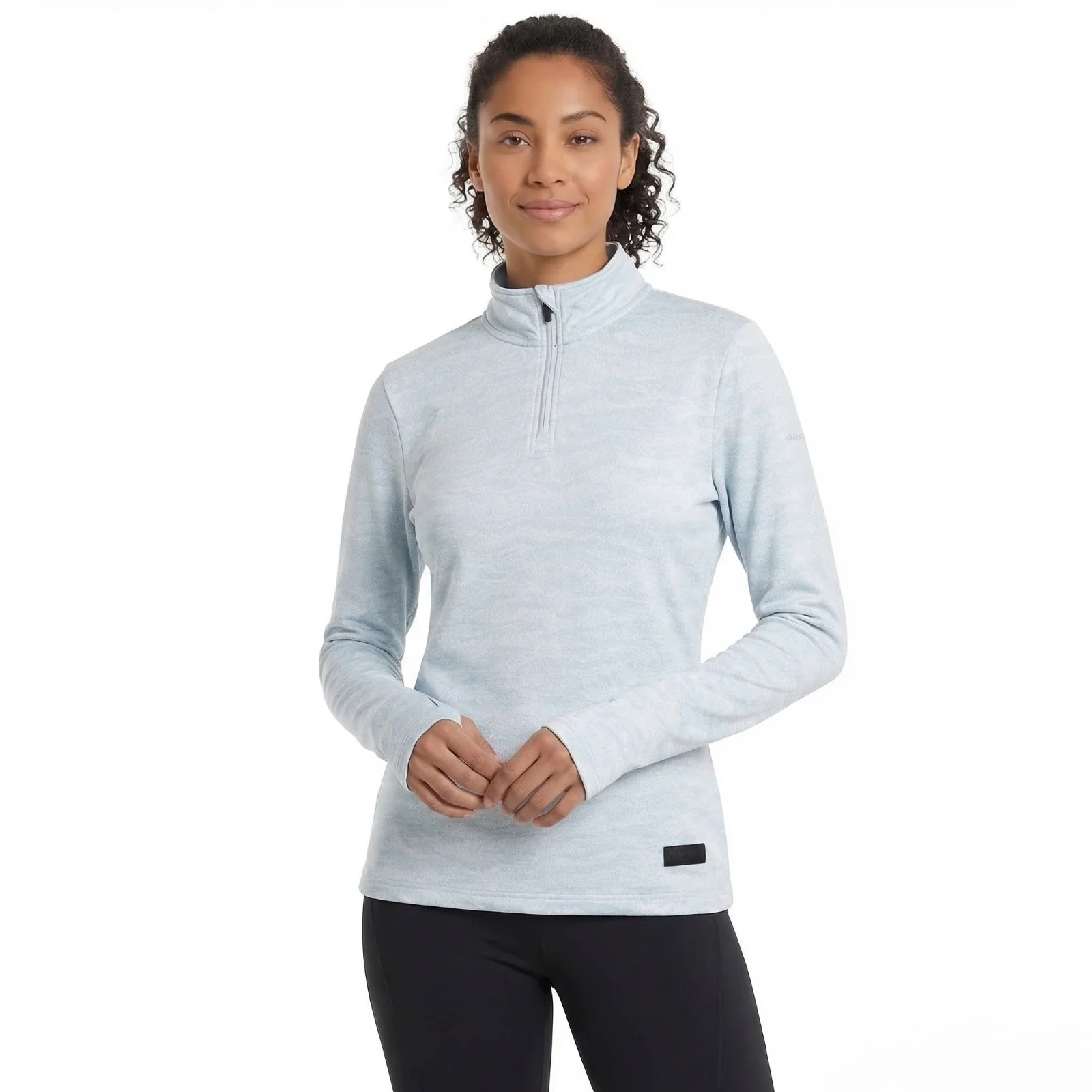 Trespass Womens Livia TP75 Long-Sleeved Active Top Seafoam