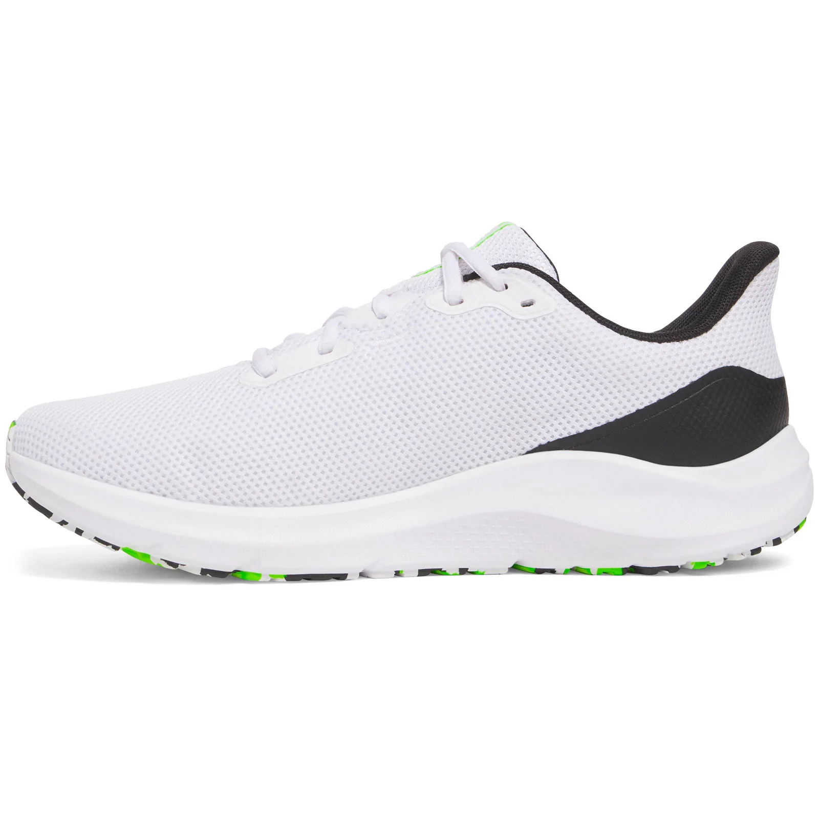 UA Charged Pursuit Mens White/Blk - Image 2
