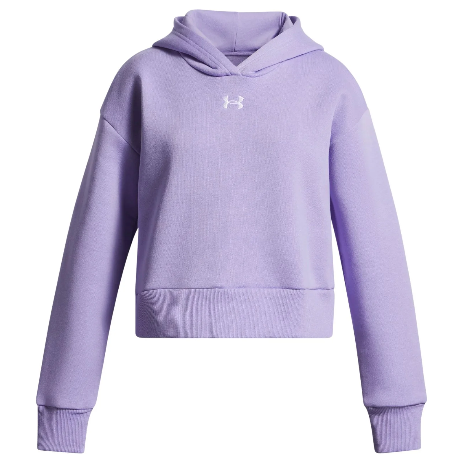 Under Armour Rival Fleece Kids Cropped Hoodie - Image 3