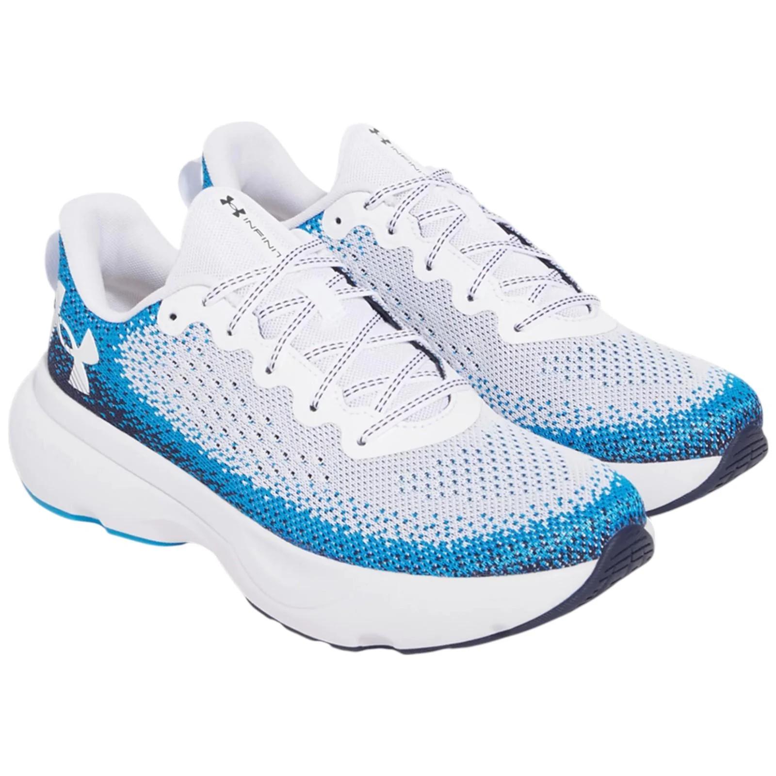 UA Infinite Mens White/Blue - Image 5