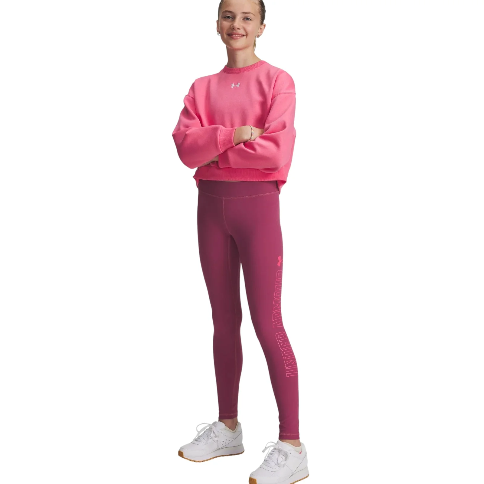 Under Armour Motion Branded Girls Training Leggings - Image 7