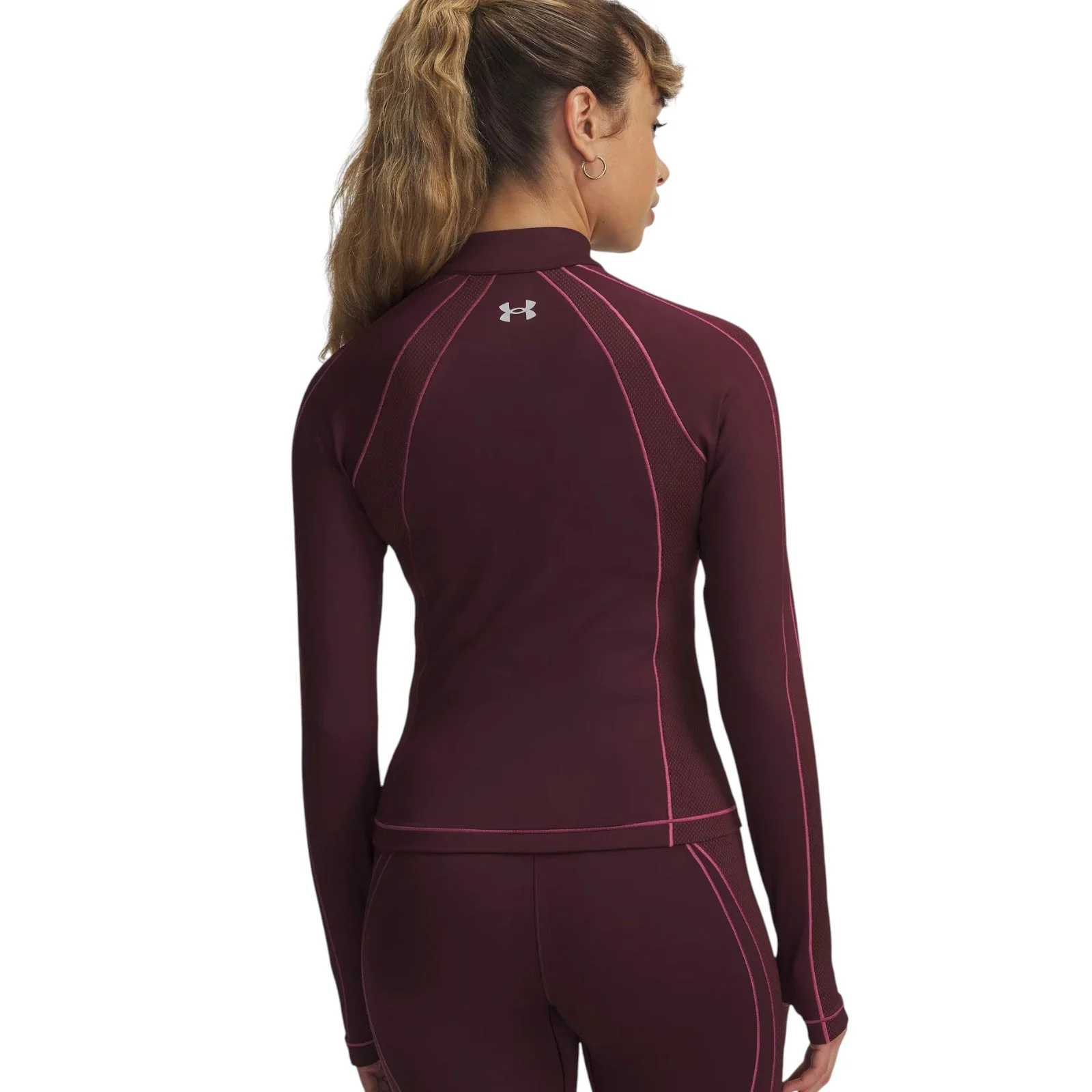 Under Armour ColdGear® Novelty Womens Long-Sleeve Half-Zip - Image 2