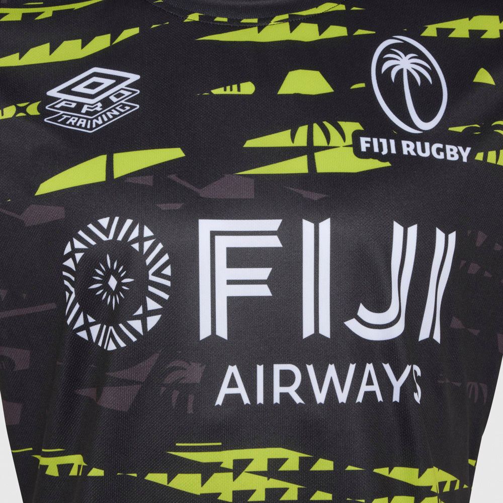 Umbro Fiji 7s Rugby 2026 Short Sleeve Adults Pre-Match Top - Image 3