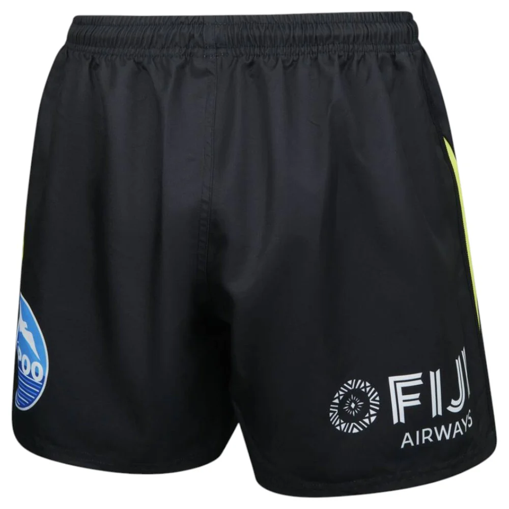 Umbro Fiji 7s Rugby 2026 Adults Training Shorts - Black - Image 2