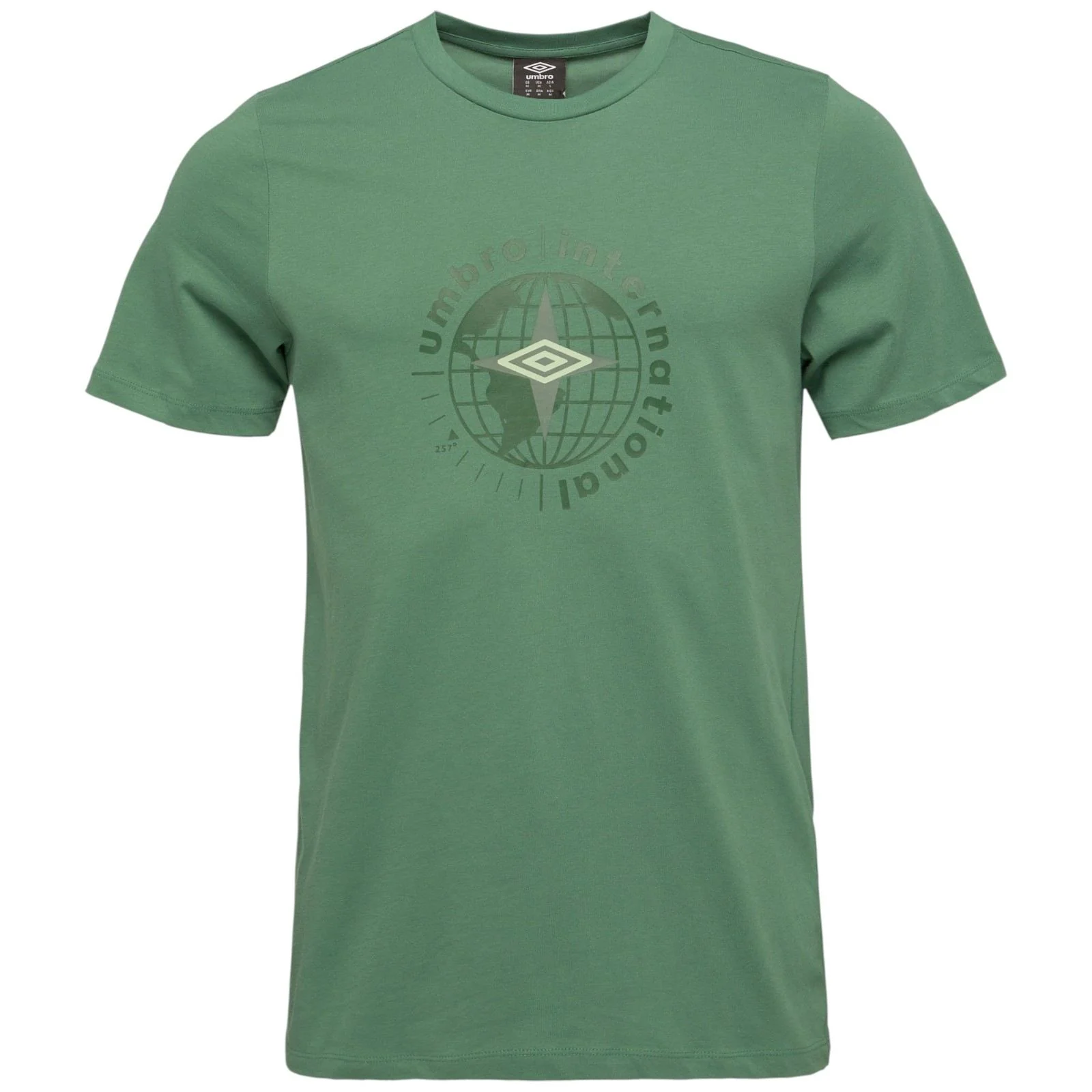Umbro Globe Mens Short Sleeved Graphic Training T-Shirt - Image 3