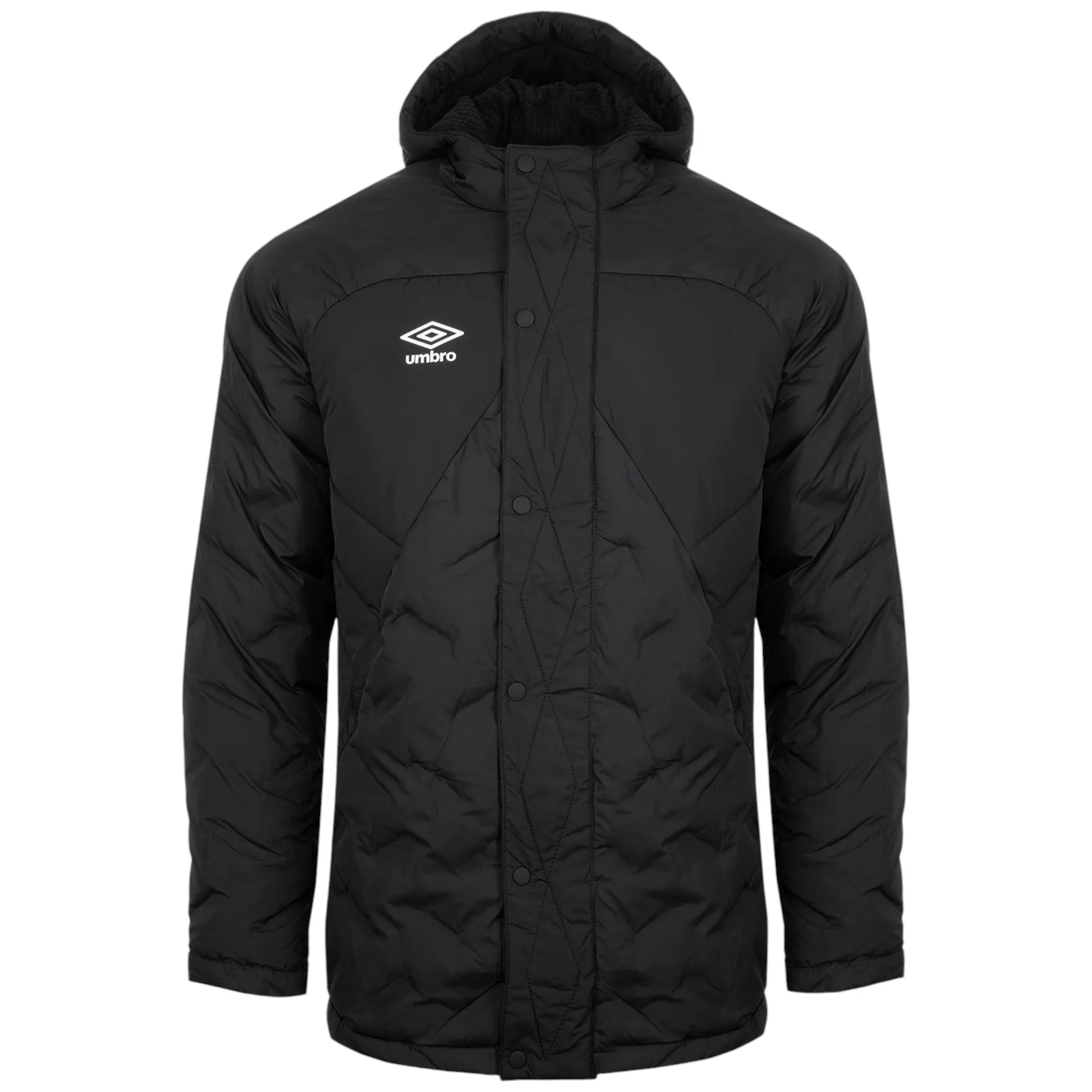Umbro Insulated Padded Mens Full-Zip Hooded Jacket - Image 3