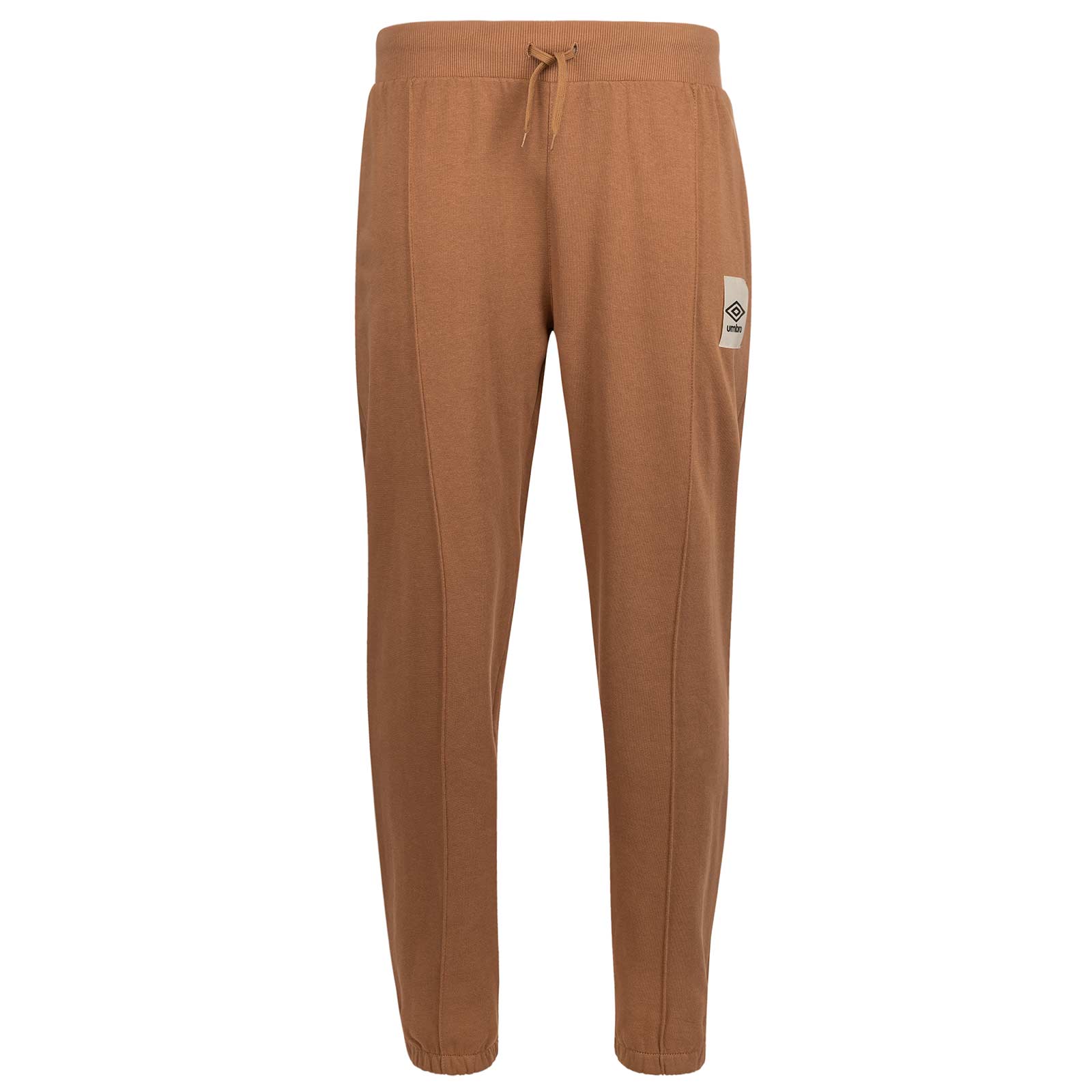 Umbro Relaxed Mens Football Fleece Jogger Pants - Brown - Image 4