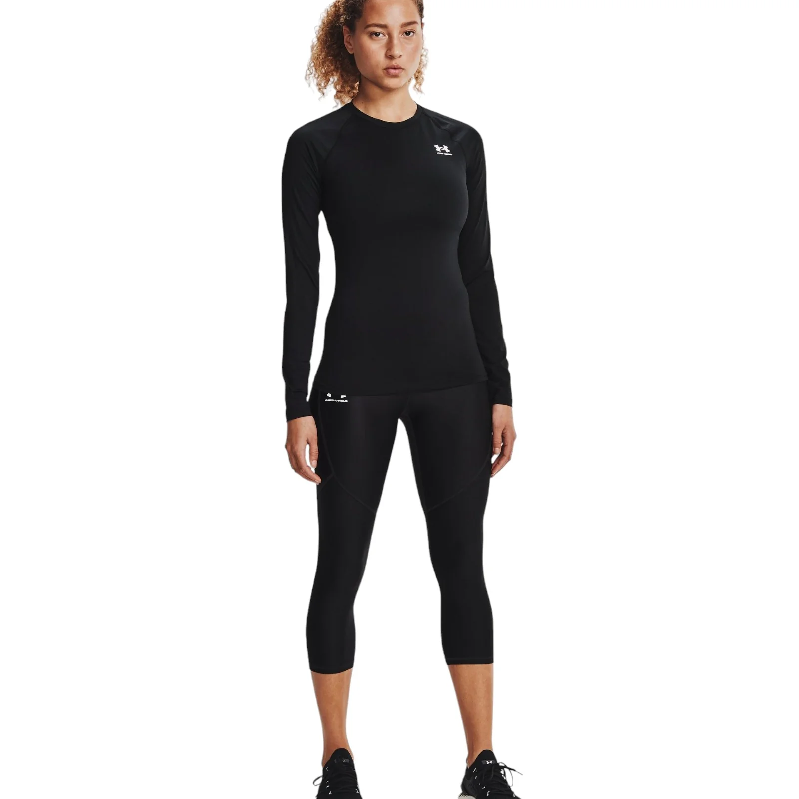 Under Armour HeatGear Compression Womens Long Sleeve Top - Image 3