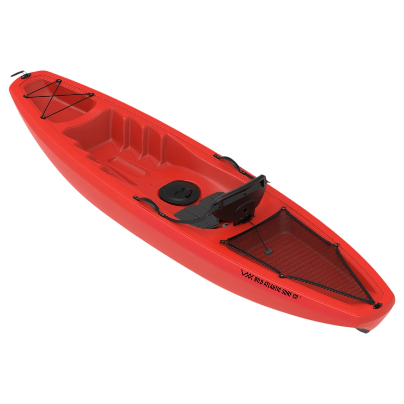 Wild Atlantic Surf 9ft Hull Design Adults Sit On Kayak - Red - Image 2