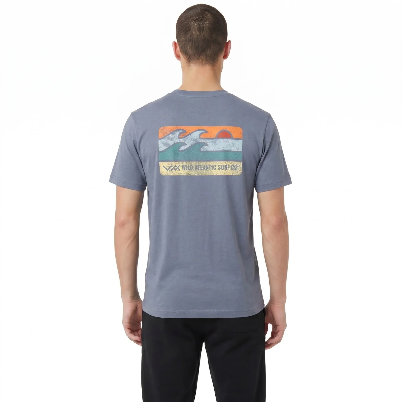 Wild Atlantic Surf Co Mens Short Sleeve T-Shirt - Image 2