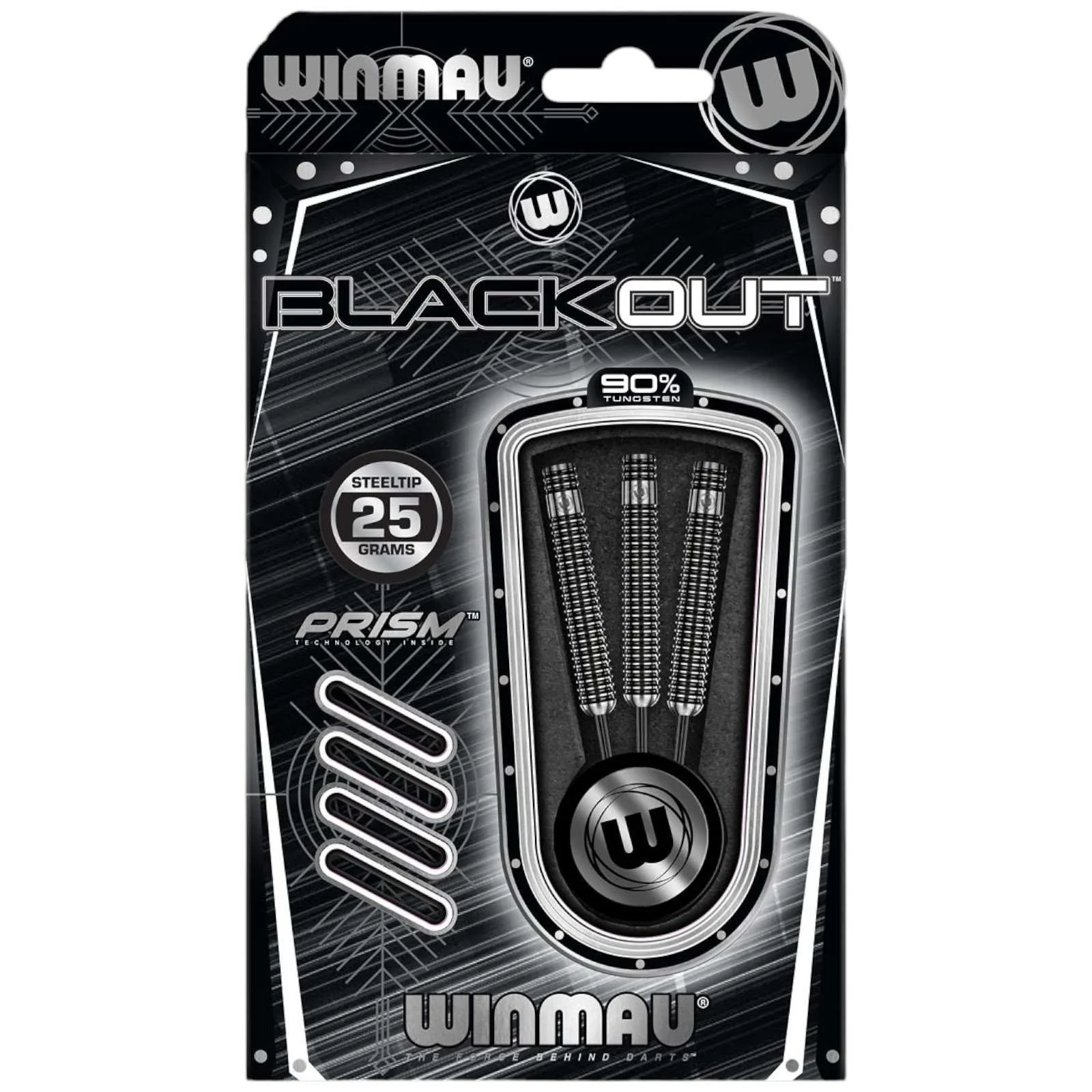 Winmau Blackout 90% Tungsten Alloy 25G Darts - Image 3