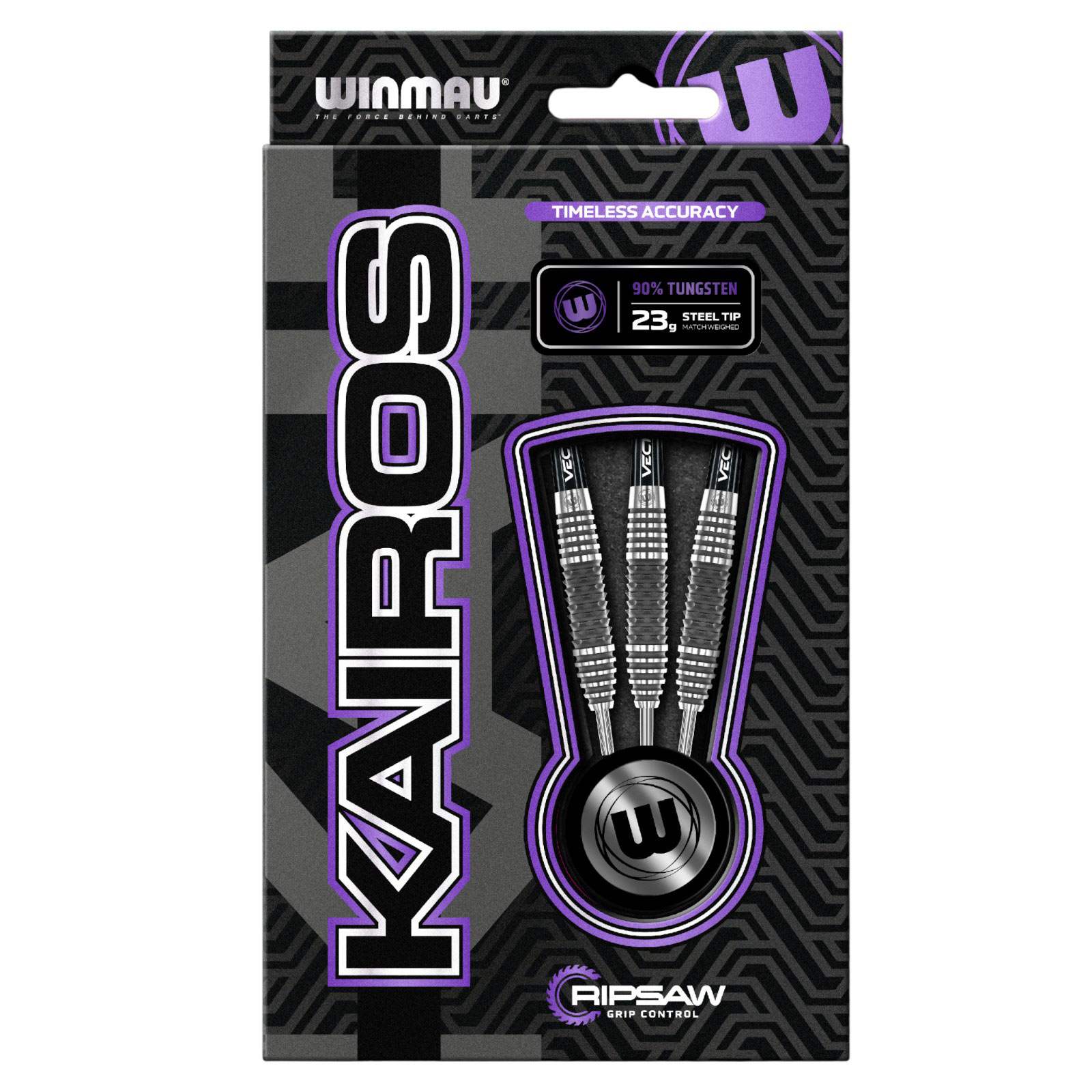 Winmau Kairos 23g 90% Tungsten Steel-Tip Darts - Image 4