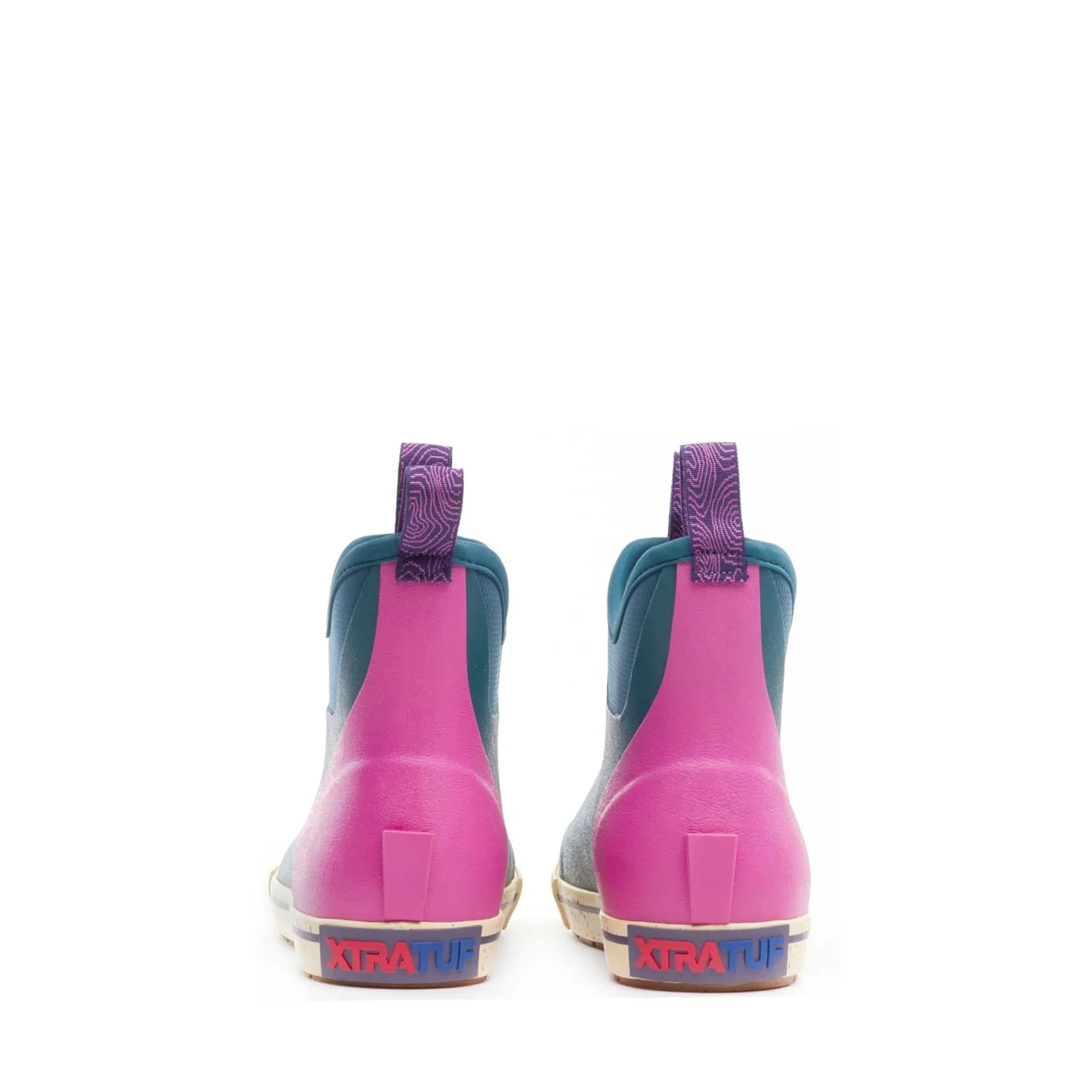 Xtratuf Womens Ankle Deck Camp Boot Teal - Image 4
