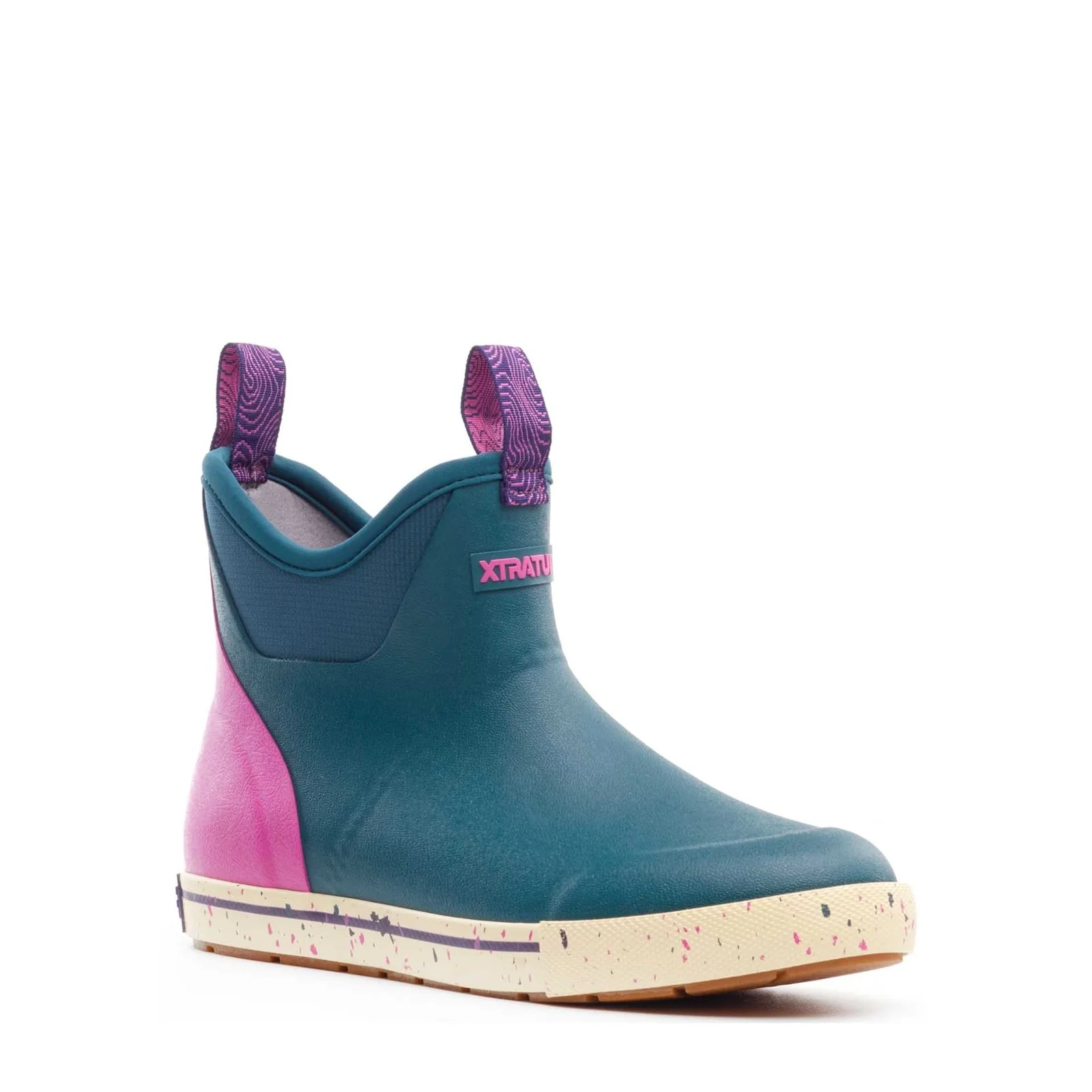 Xtratuf Womens Ankle Deck Camp Boot Teal - Image 6